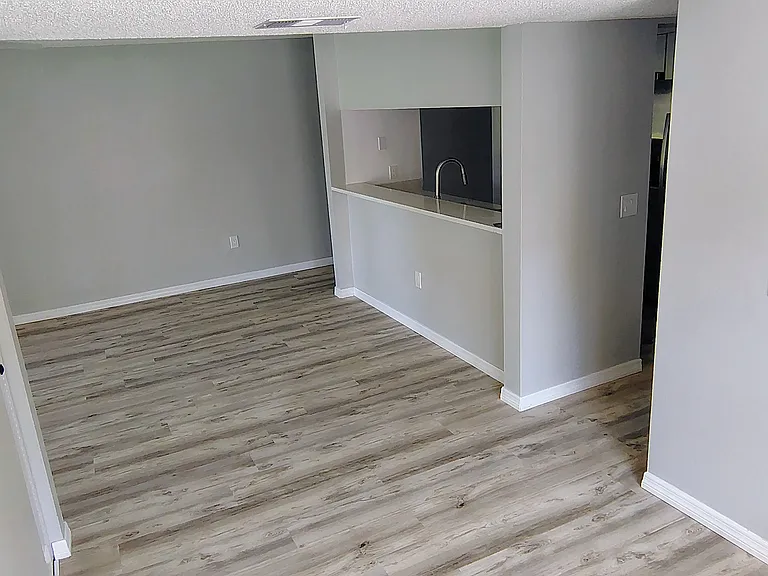 Dining/office space view