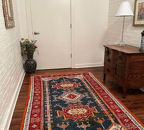 Foyer and door to bonus room