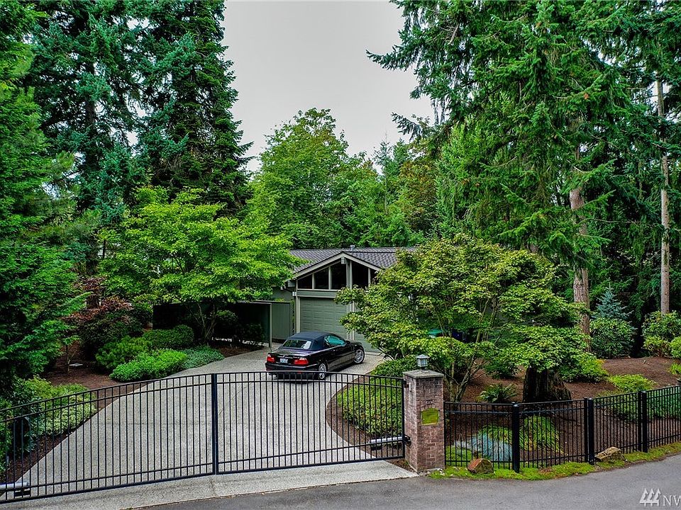 Located on dead end street, gated, so private on oversized 12442 sq.ft. lot