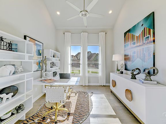 Study Home Office in the Glacier II home plan by Trophy Signature Homes - REPRESENTATIVE PHOTO