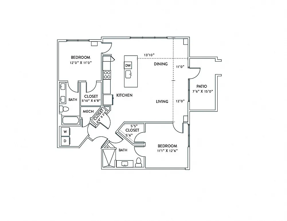 Floor plan B4A