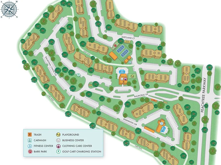 Balmoral Village community map
