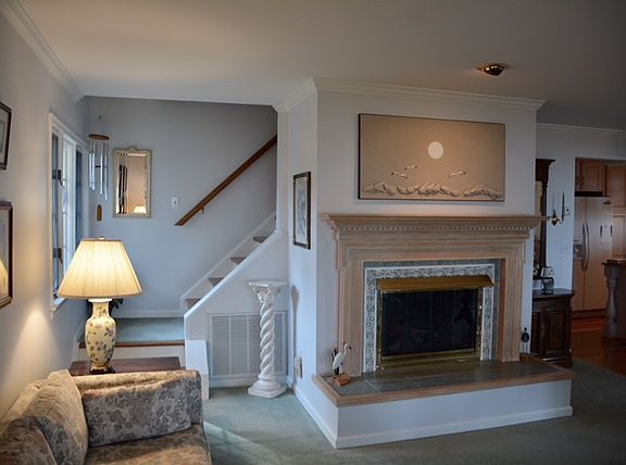 Gas Fireplace w/Custom Tile