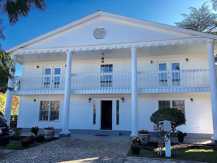 The Grand House with columns