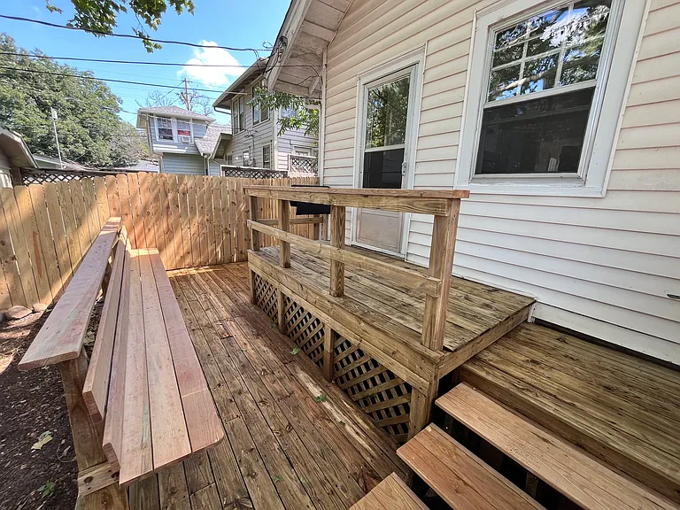 Back deck