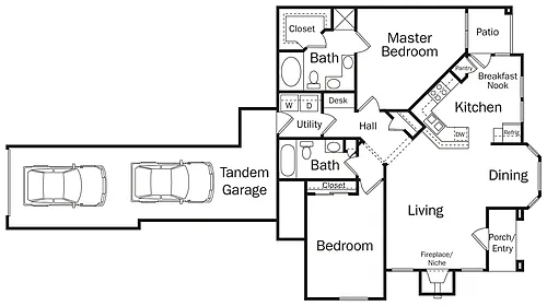 Floor plan 2ED2T-PROVENCE