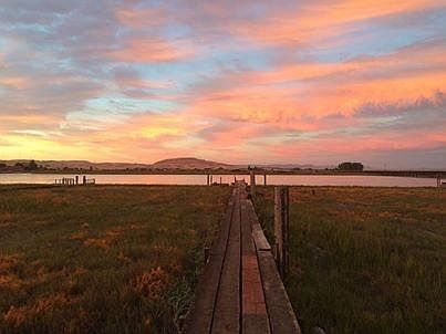 Your view at sunset. . .