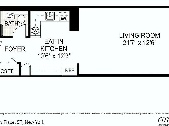 2nd image of 23 Waverly Pl APT 5T