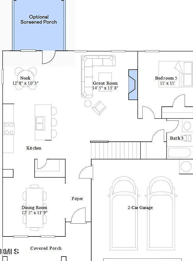 5 bed, 3.0 bath, 2715 sqft, $2,600 — Photo 3