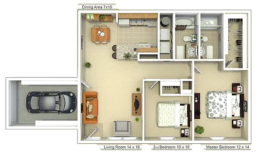 Floor plan Bennington