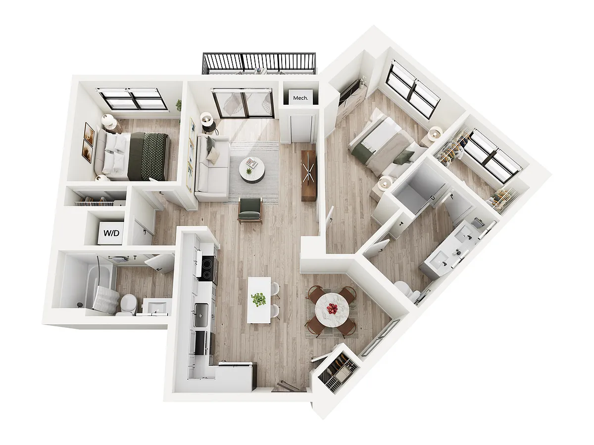 Floor plan B3