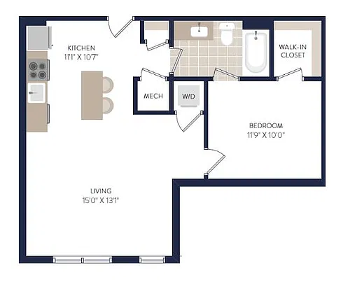 Floor plan A33A-834