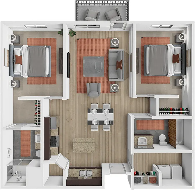 Floor plan L'Amour