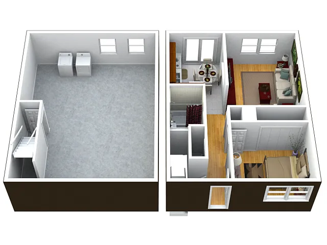 Floor plan 1 Bedroom