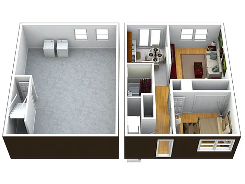Floor plan 1 Bedroom