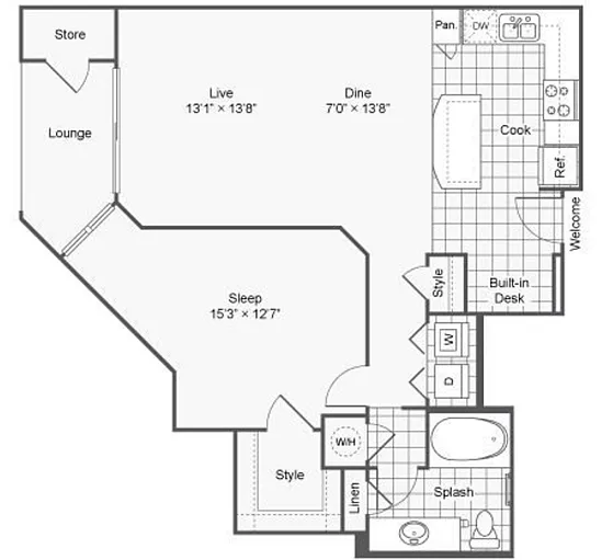Floor plan A12