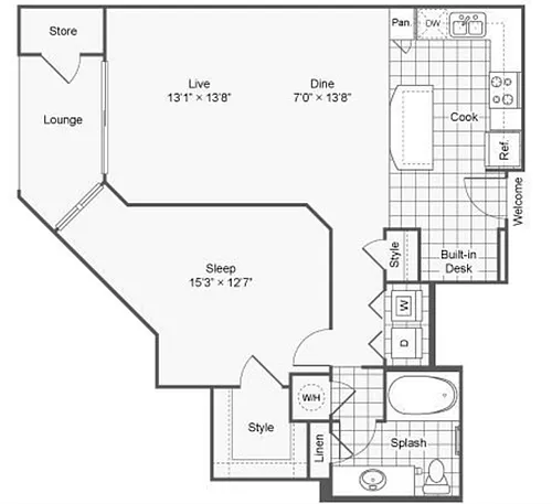 Floor plan A12
