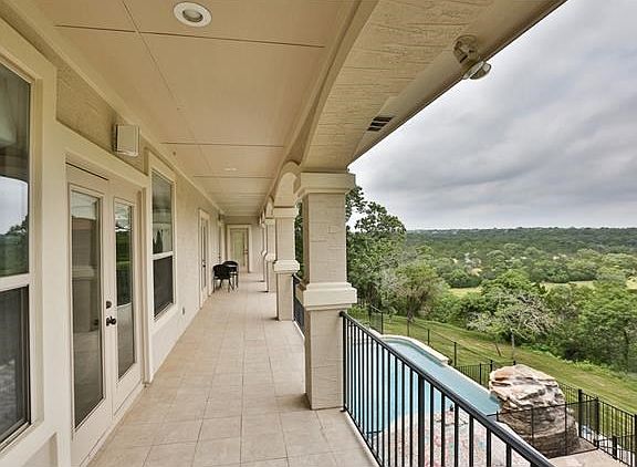 Second-level balcony overlooking the Barton Creek Habitat Preserve
