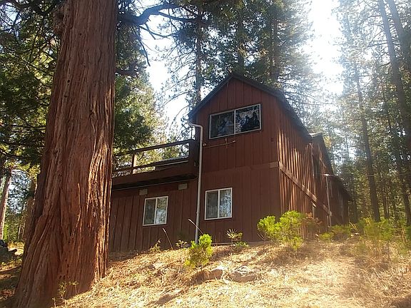 View of the cabin from the street