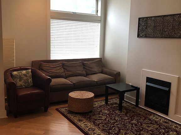 Living room with gas fireplace