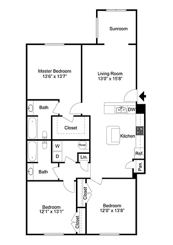 Floor plan Zen | 1456 sf