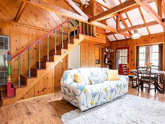 Sofa's have been replaced with one extra-long, beautiful white sofa. See final photos.