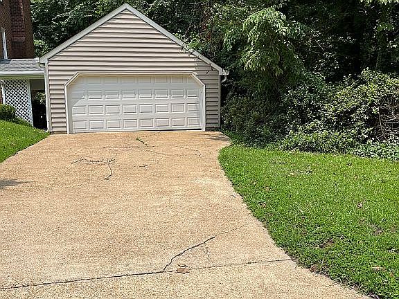 2 car garage, attic storage