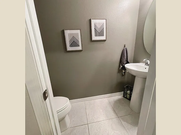 Powder room downstairs