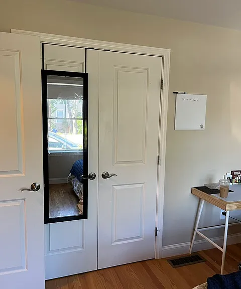 Bedroom #1. Large double door closet.