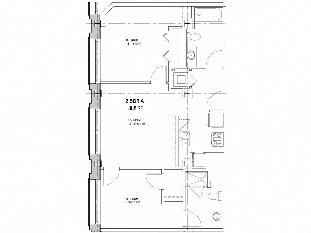 Floor plan 2 Bedroom