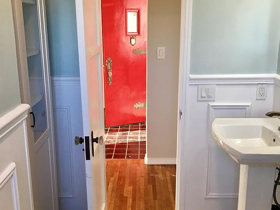 Looking out Guest bath