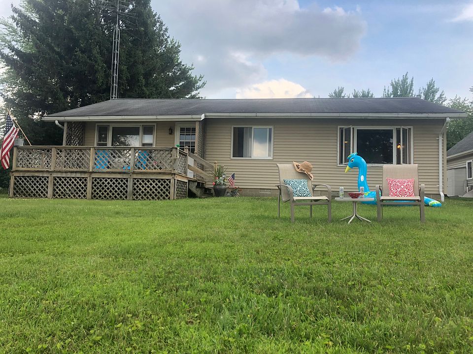 Front view from water