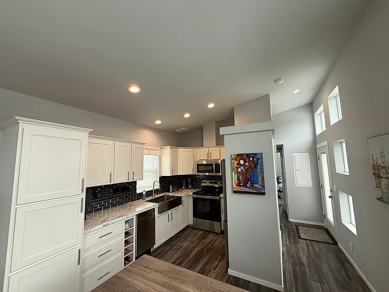 kitchen and hallway