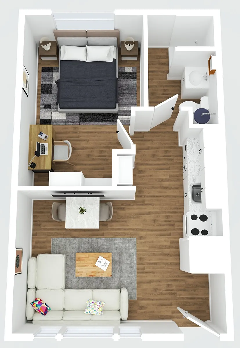 Floor plan 1 Bedroom