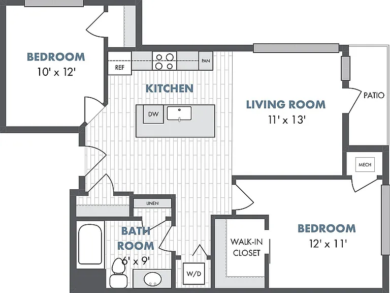 Floor Plan C2 | The Junction | Apartments in Menomonee Falls, WI Floor Plan C2 | The Junction | Apartments in Menomonee Falls, WI