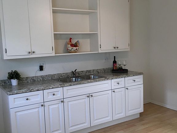 Kitchen with upgraded counter-tops.