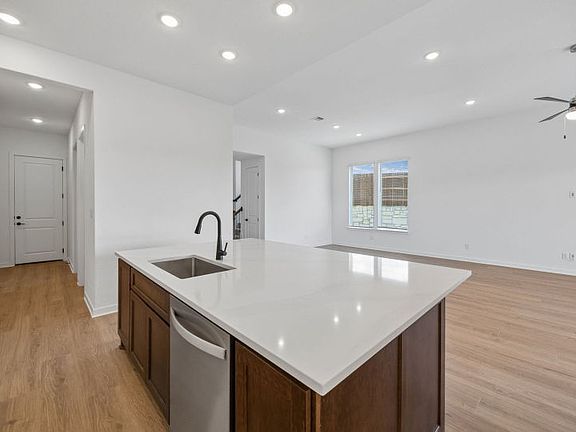 Kitchen Open to the Gathering Space