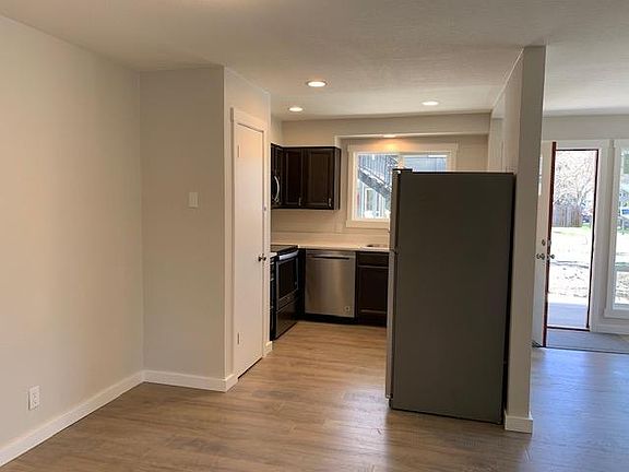 New kitchen with all newer appliances and cabinets.