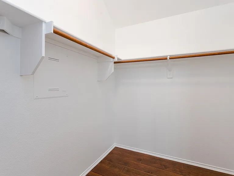 Primary walk in closet