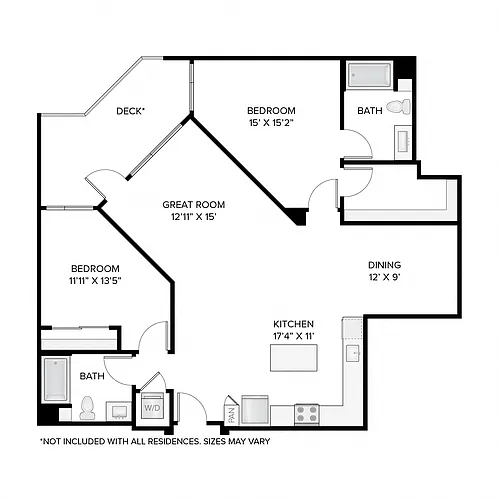 Floor plan The Oak