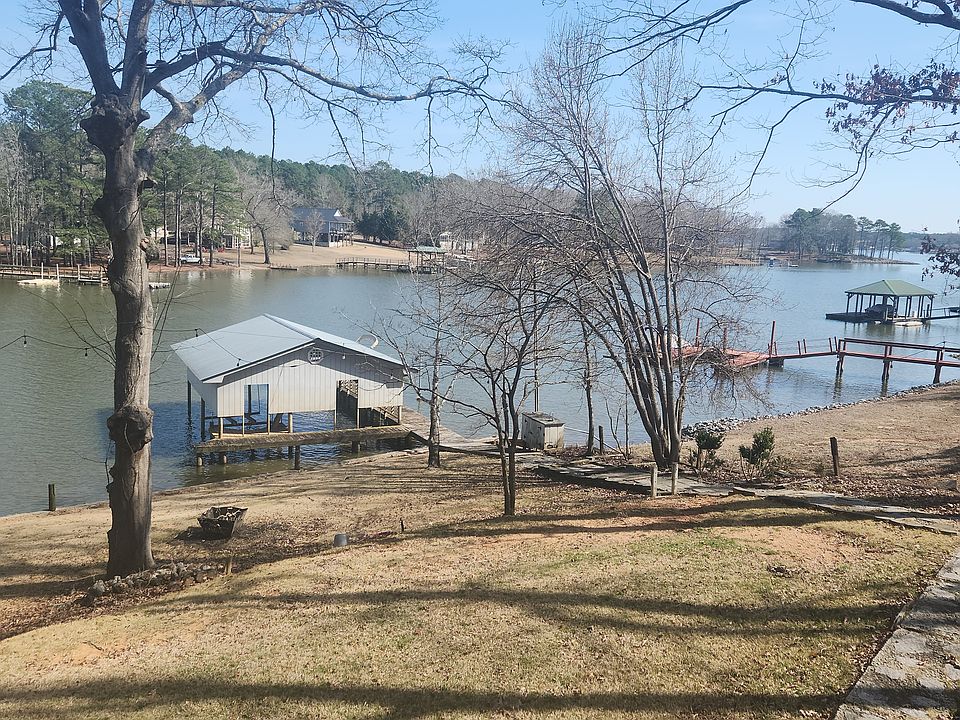 VIEW OF THE BOAT HOUSE/LAKE