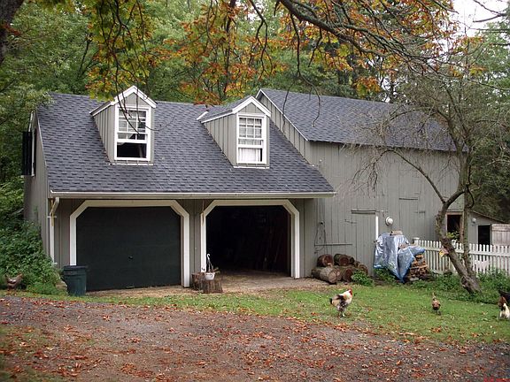 2 car garage, barn, coup
