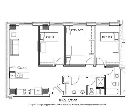 Floor plan Style G