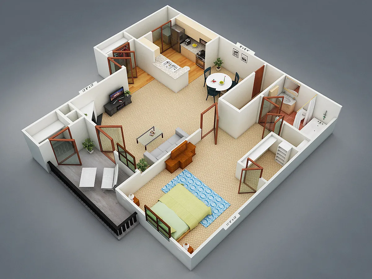 Floor plan B