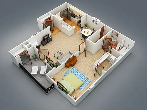 Floor plan B