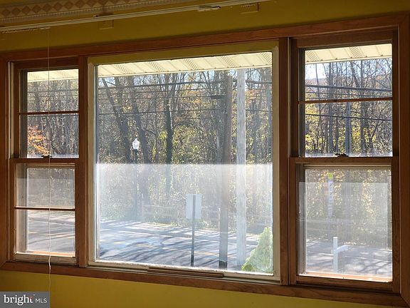 Lightfilled living room overlooks Shenandoah Park.