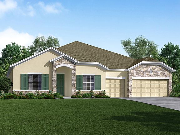 Elevation A with opt stone