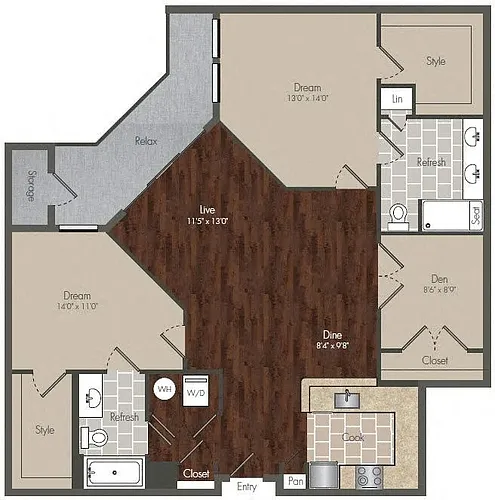 Floor plan BBD1