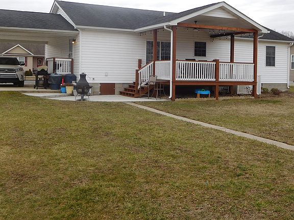 Patio & Sidewalk to Garage