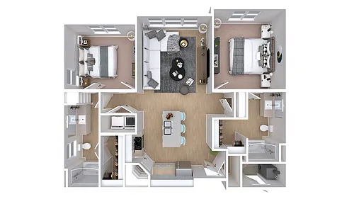 Floor plan Superior 2x2
